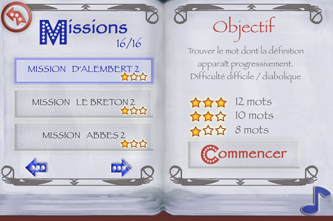 missions dictionnaire